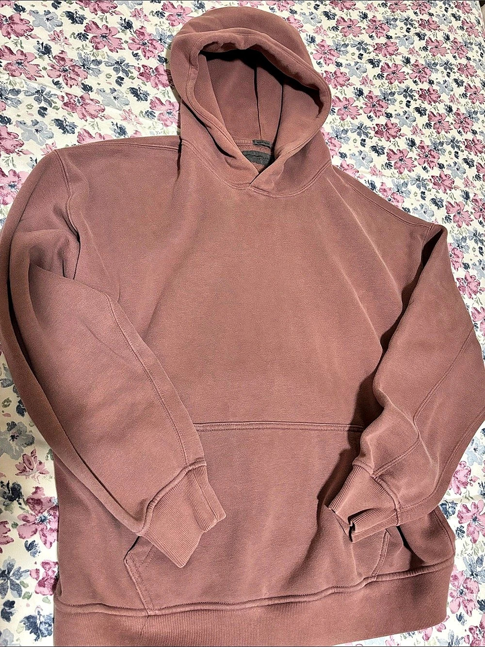 Abercrombie & Fitch Essential Popover Hoodie Pink Medium